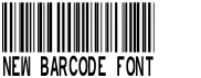 New Barcode Font TFB