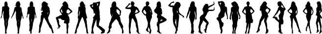 Model Woman Silhouettes