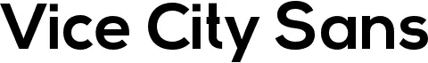 Vice City Sans