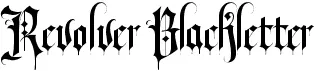 Revolver Blackletter