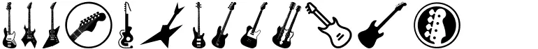 Electric Guitar Icons