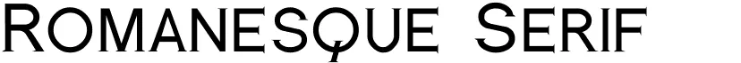 Romanesque Serif