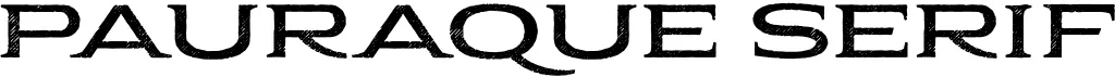 Pauraque serif