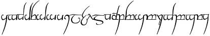 Tengwar Cursive