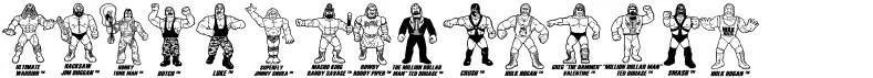 Retro Hasbro WWF Figures