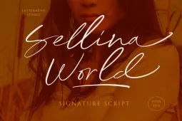 Sellina Word Font