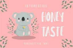 Honey Taste Line Font