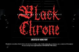Black Chrone Font