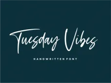 Tuesday Vibes Font
