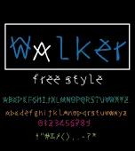 walker free style Font