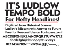 LudlowTempo Font