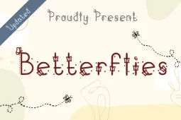 Betterflies 20 Font