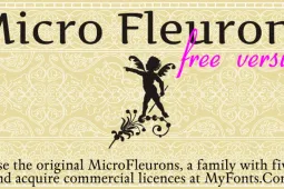 Micro Fleurons Font