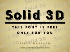 3D Font