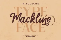 Mackline Font