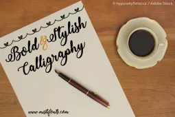 Bold  Stylish Calligraphy Font
