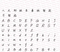 Zhang Weijing's handwritten regular script