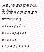 Zhong Qiliujiang hard pen cursive style