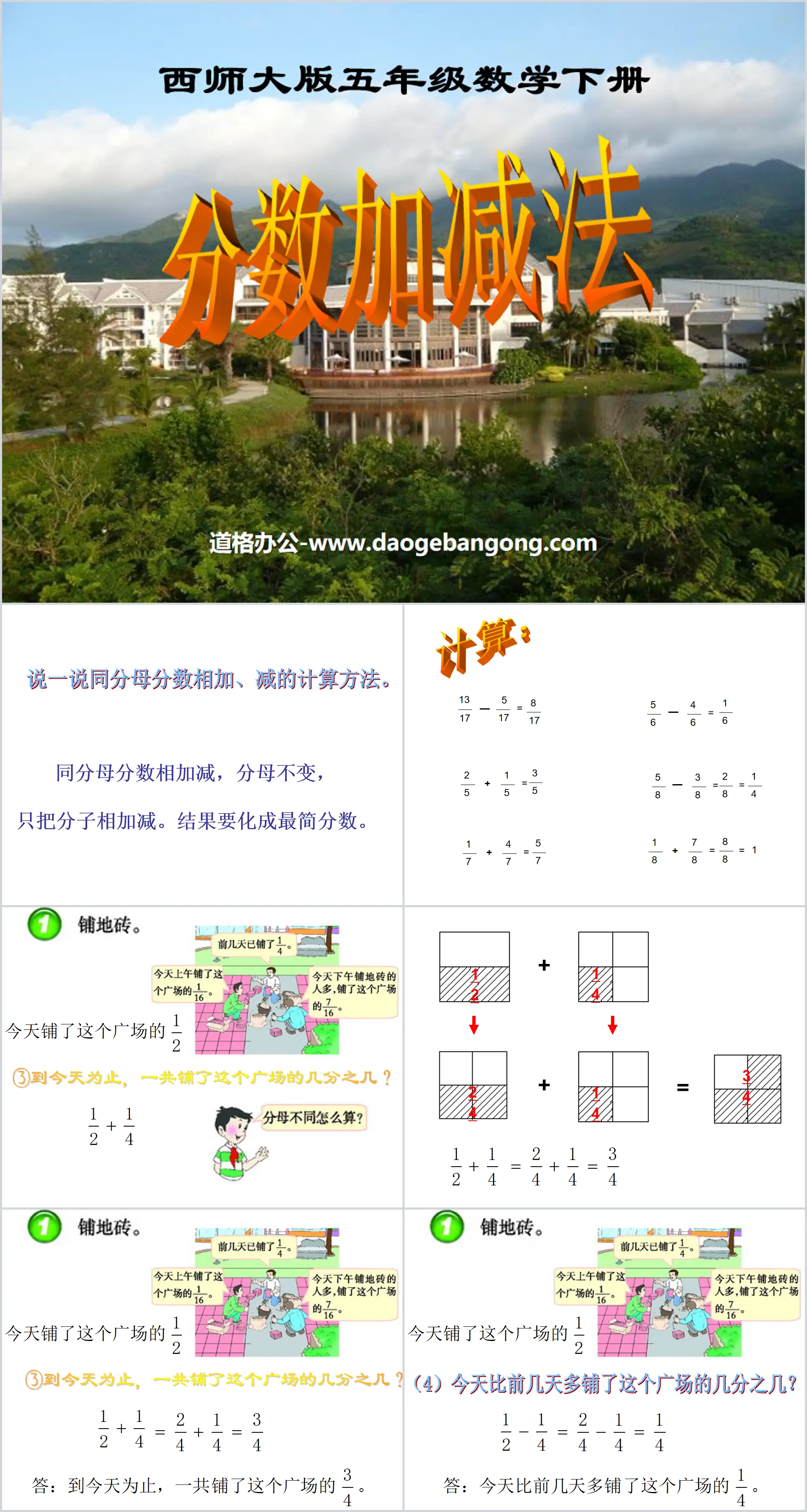 《分数加减法》PPT课件2
