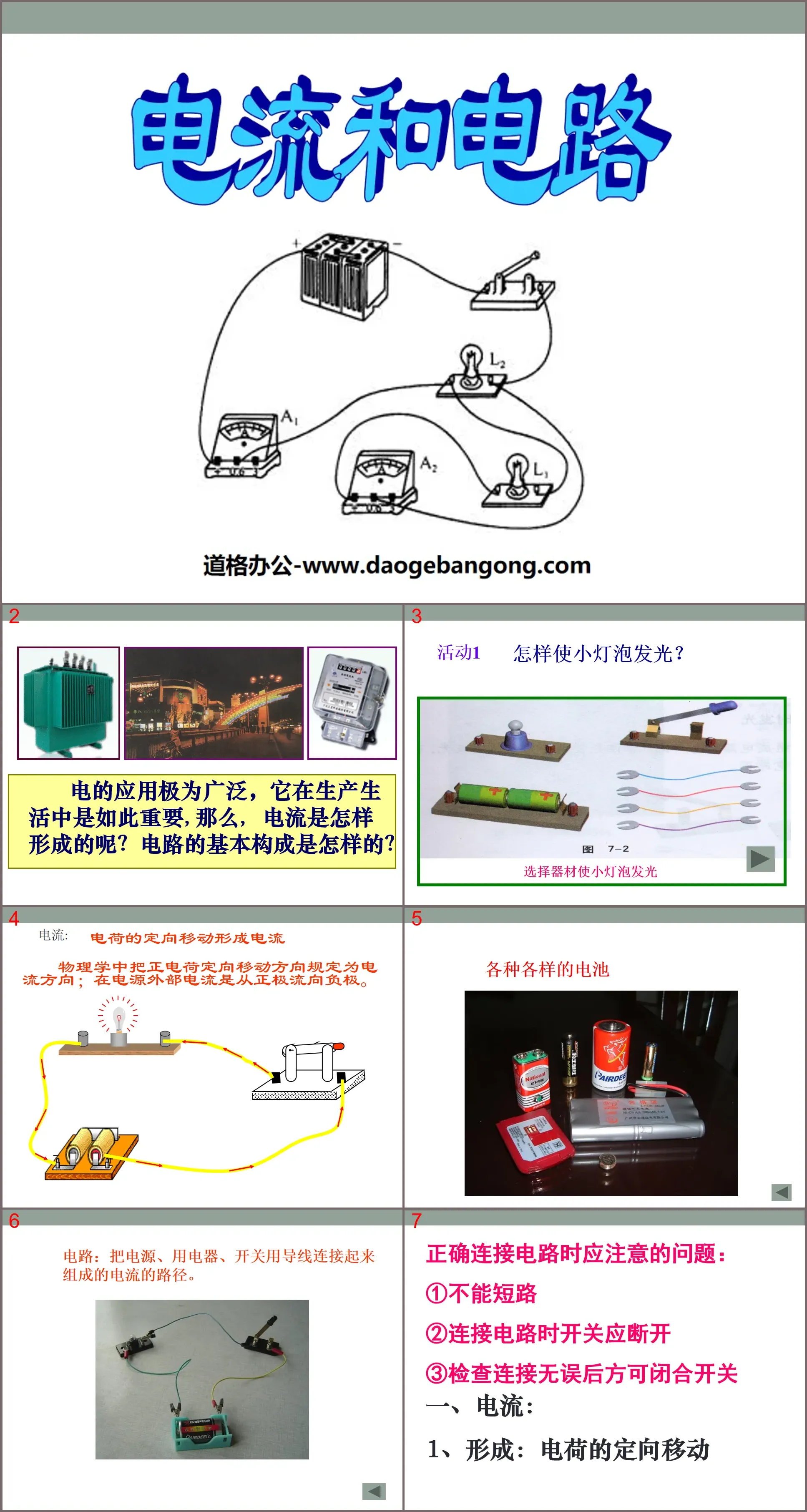 "Current and Circuit" PPT Courseware 4