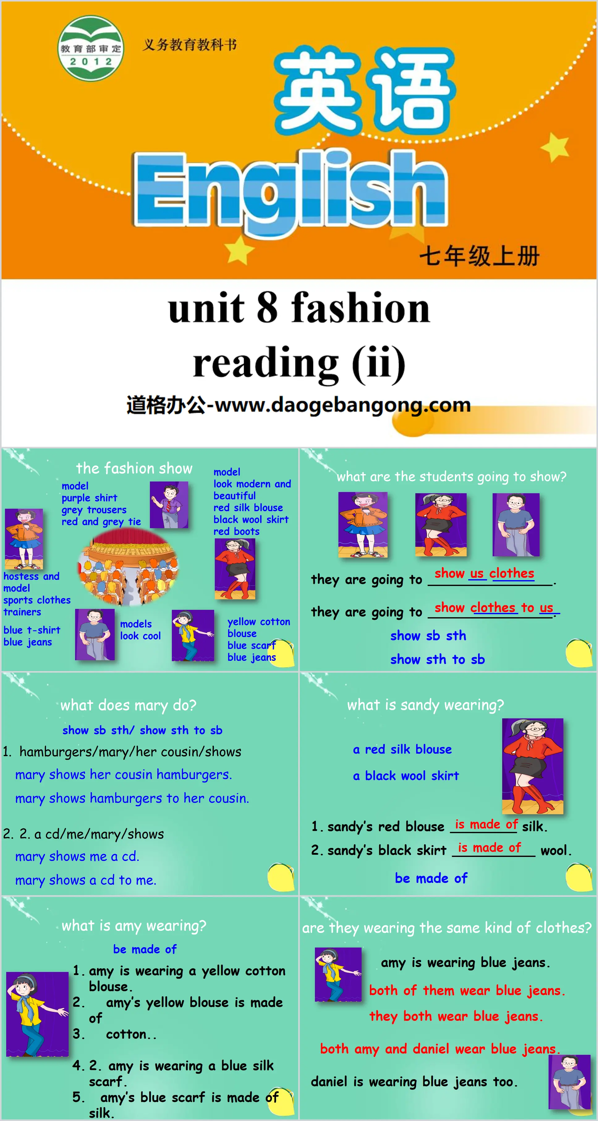 《Fashion》ReadingPPT课件
