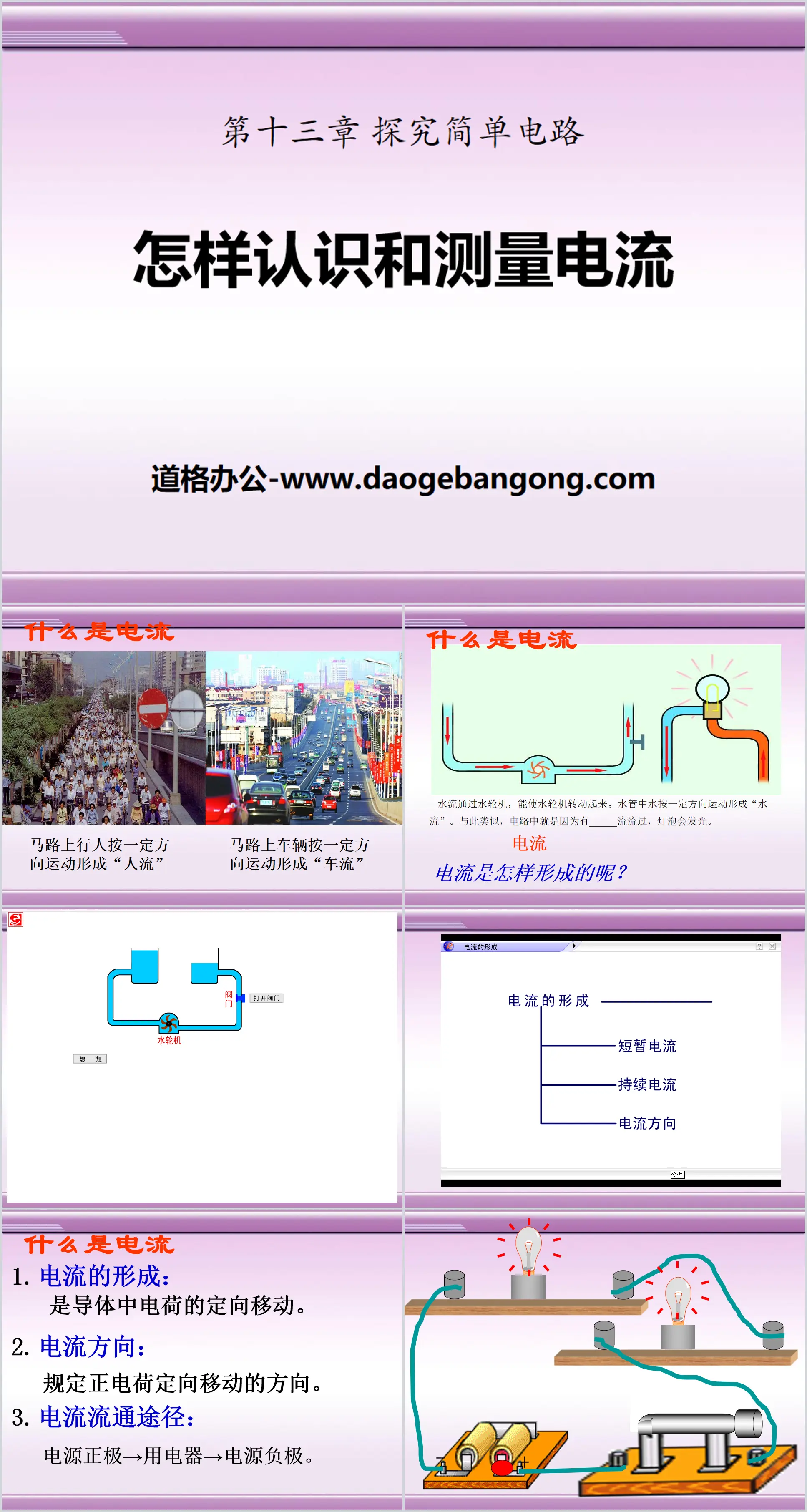 《怎麼認識與測量電流》探究簡單電路PPT課件2