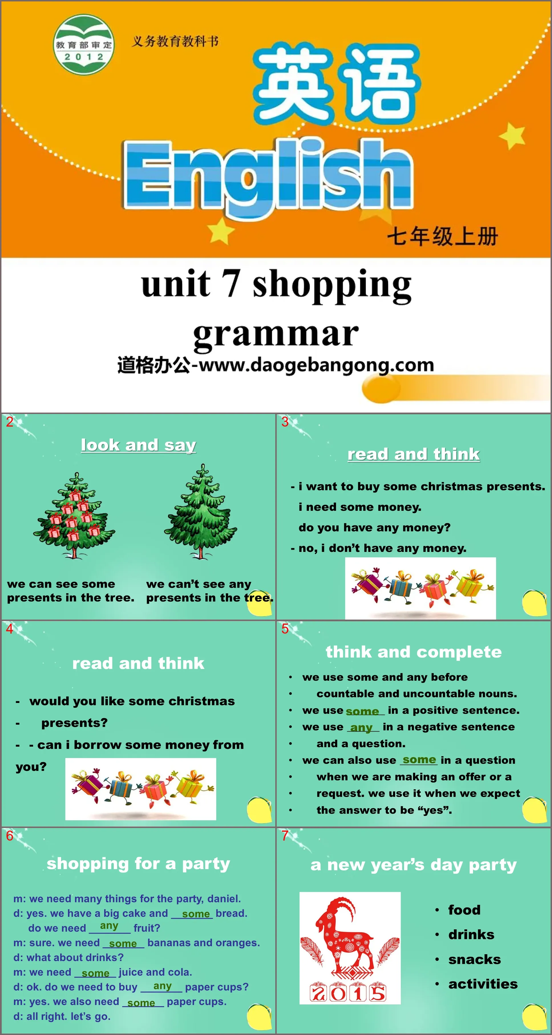 Grammaire PPT « Shopping »