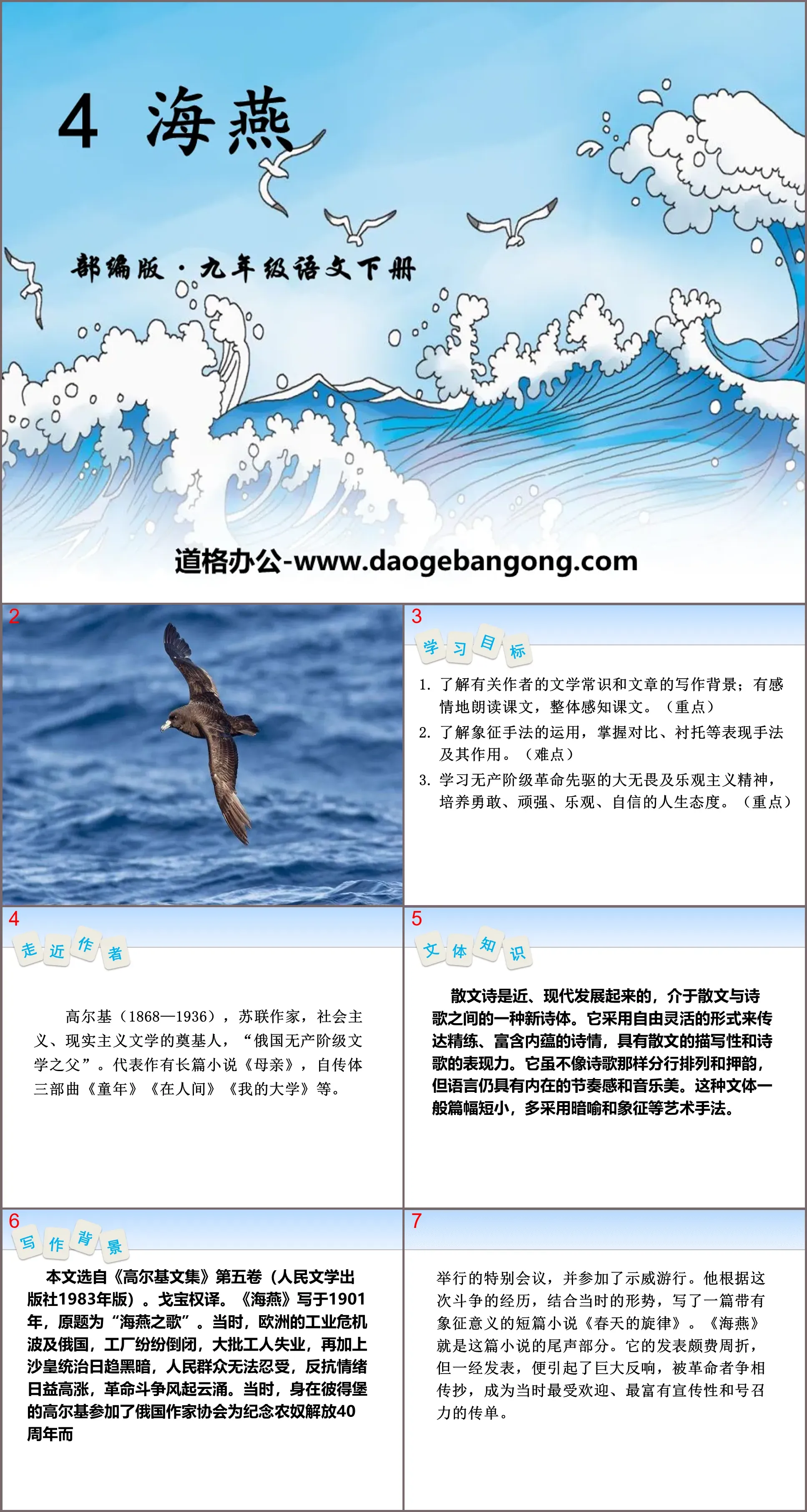 《海燕》PPT