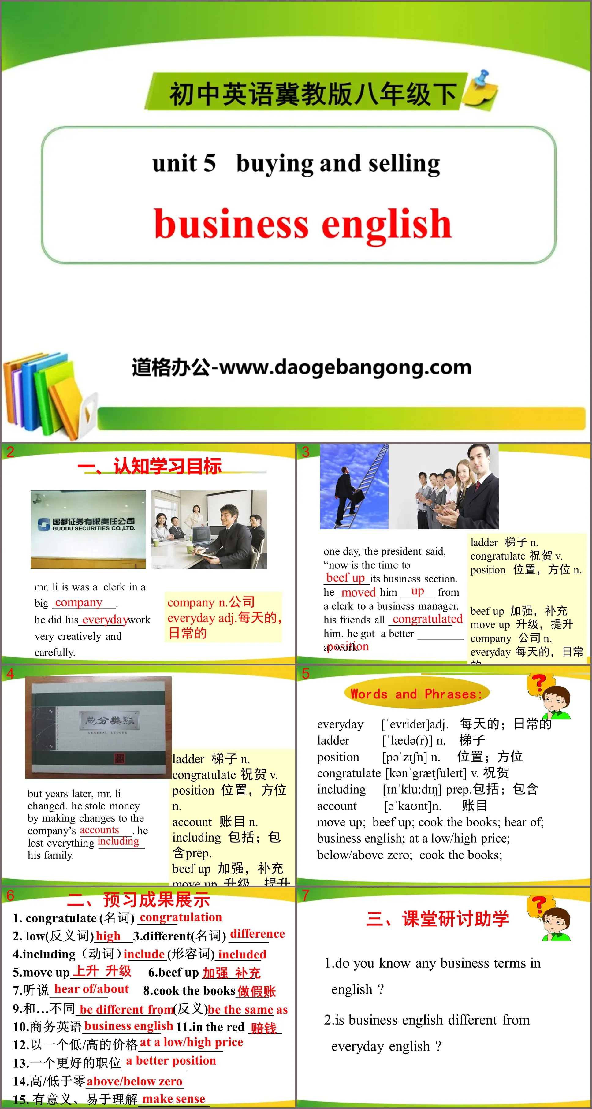 《Business English》Buying and Selling PPT