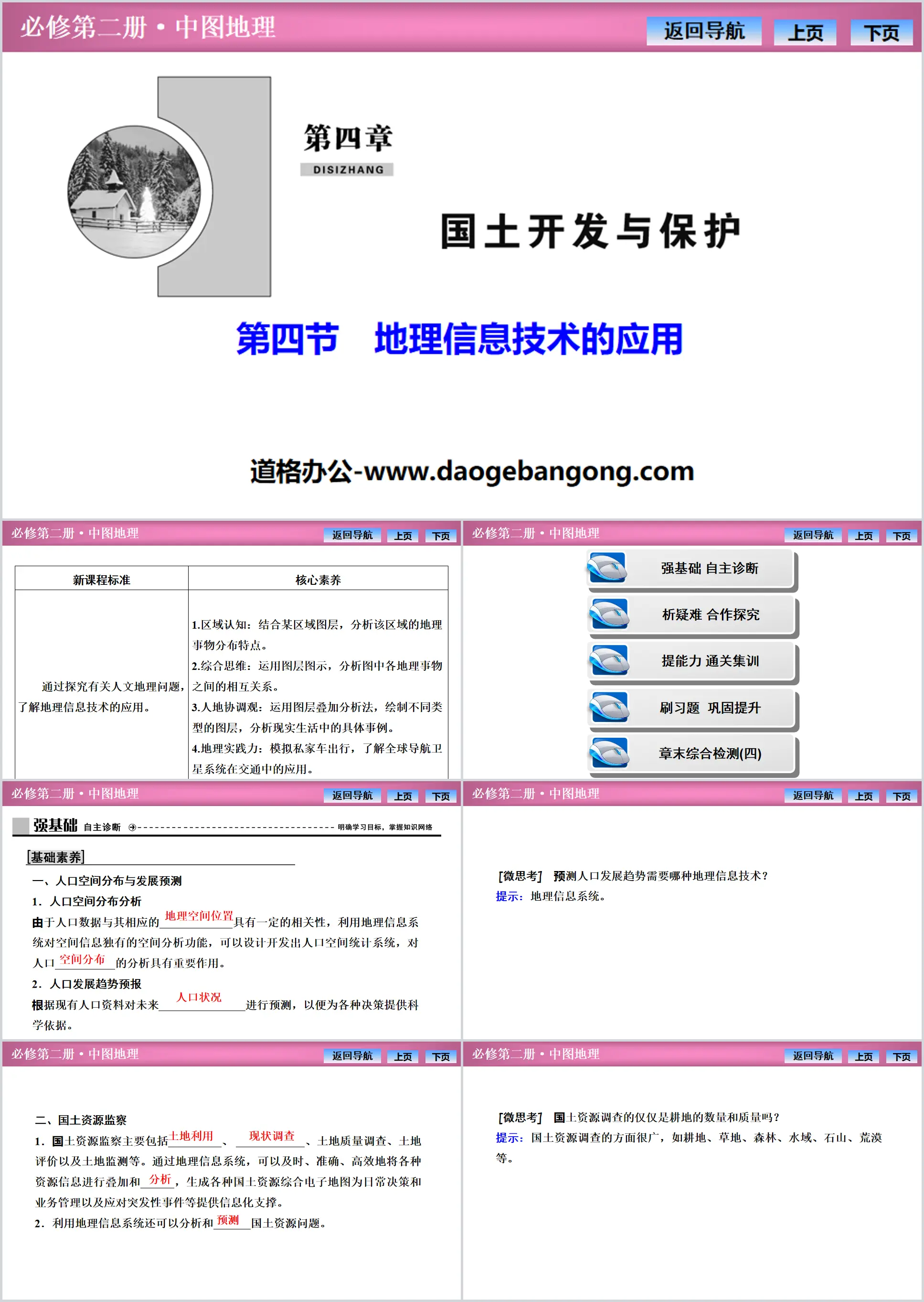 《地理資訊科技的應用》國土開發與保護PPT