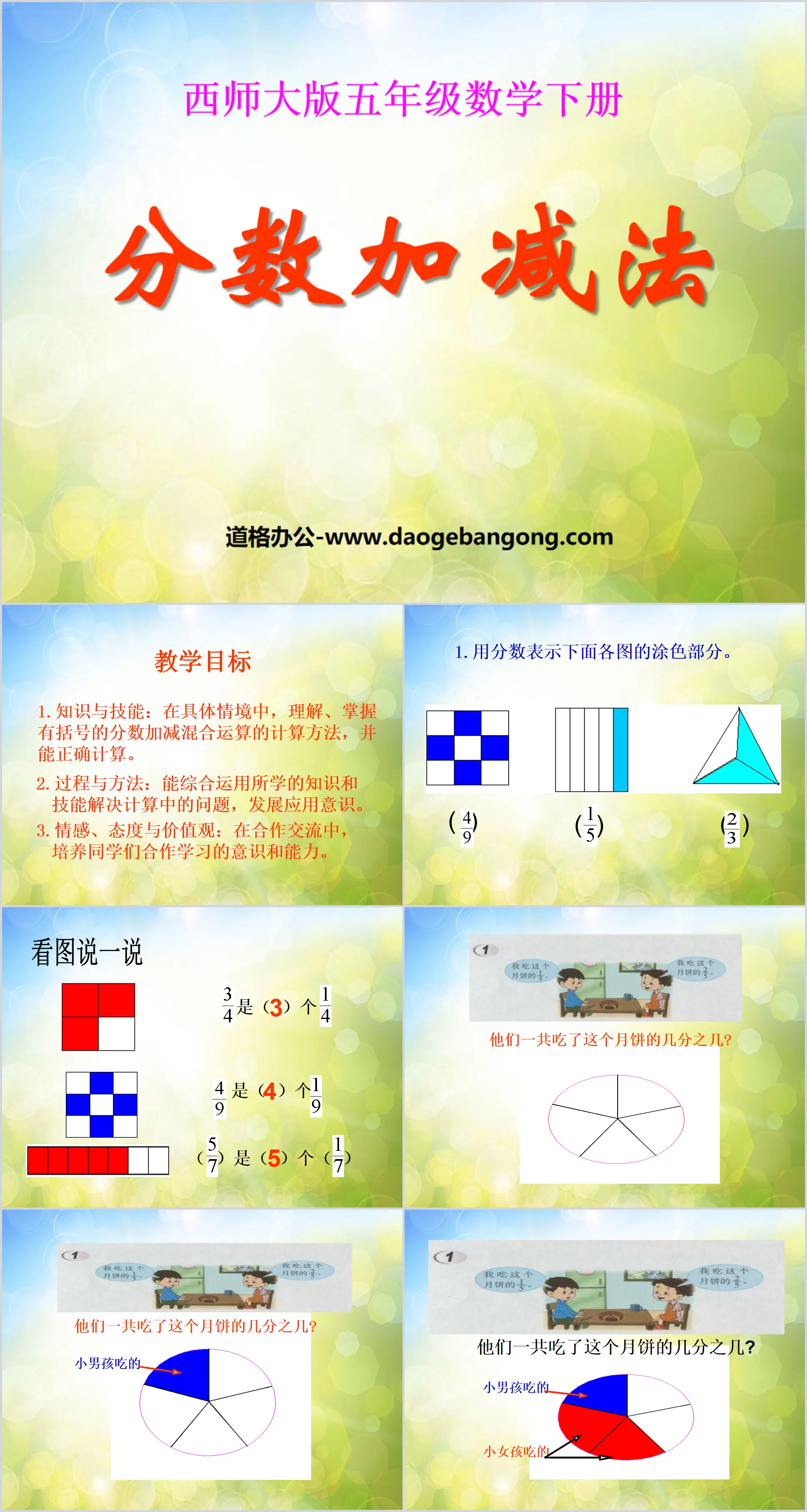 《分数加减法》PPT课件
