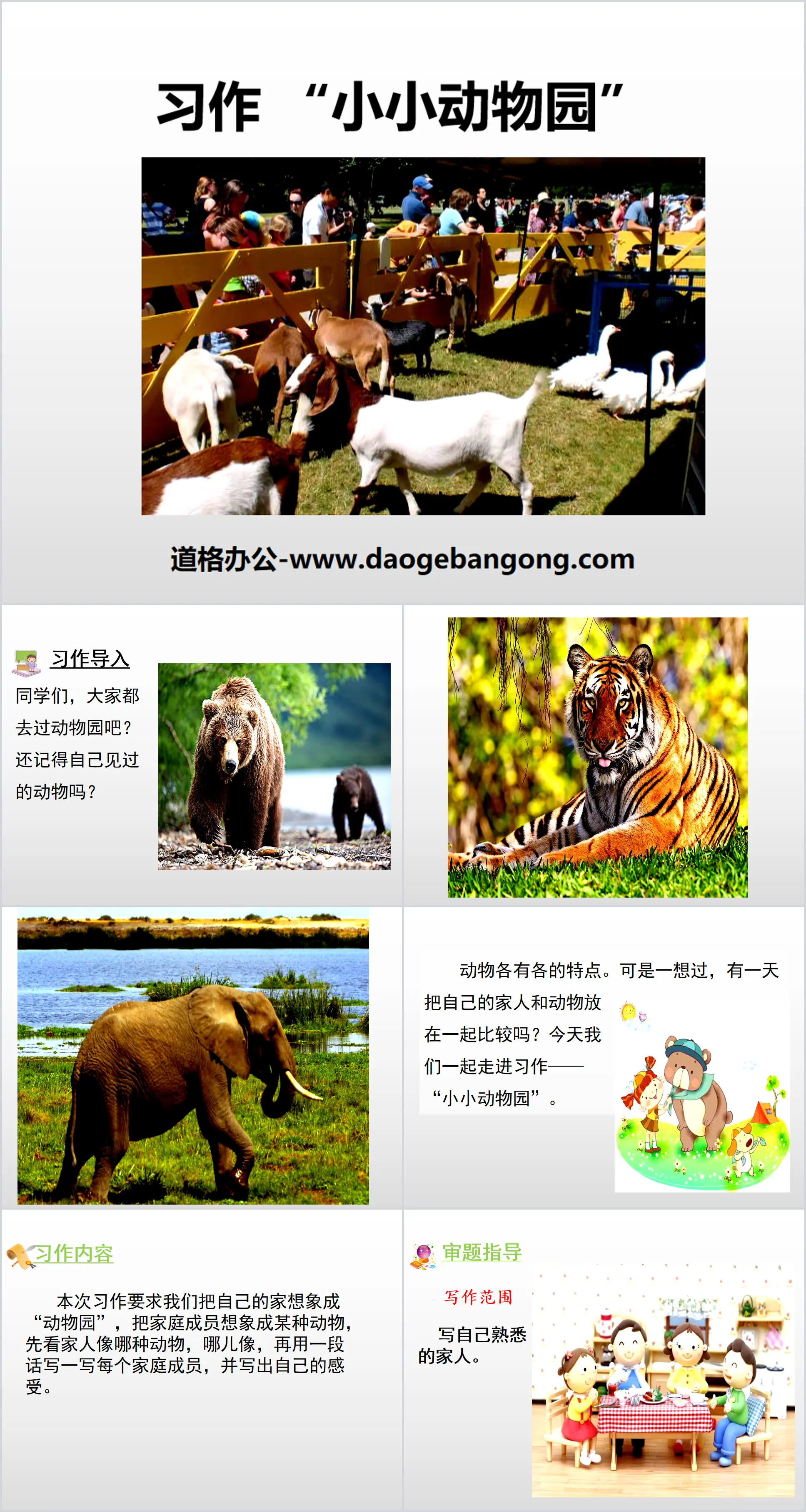 "Little Zoo" PPT