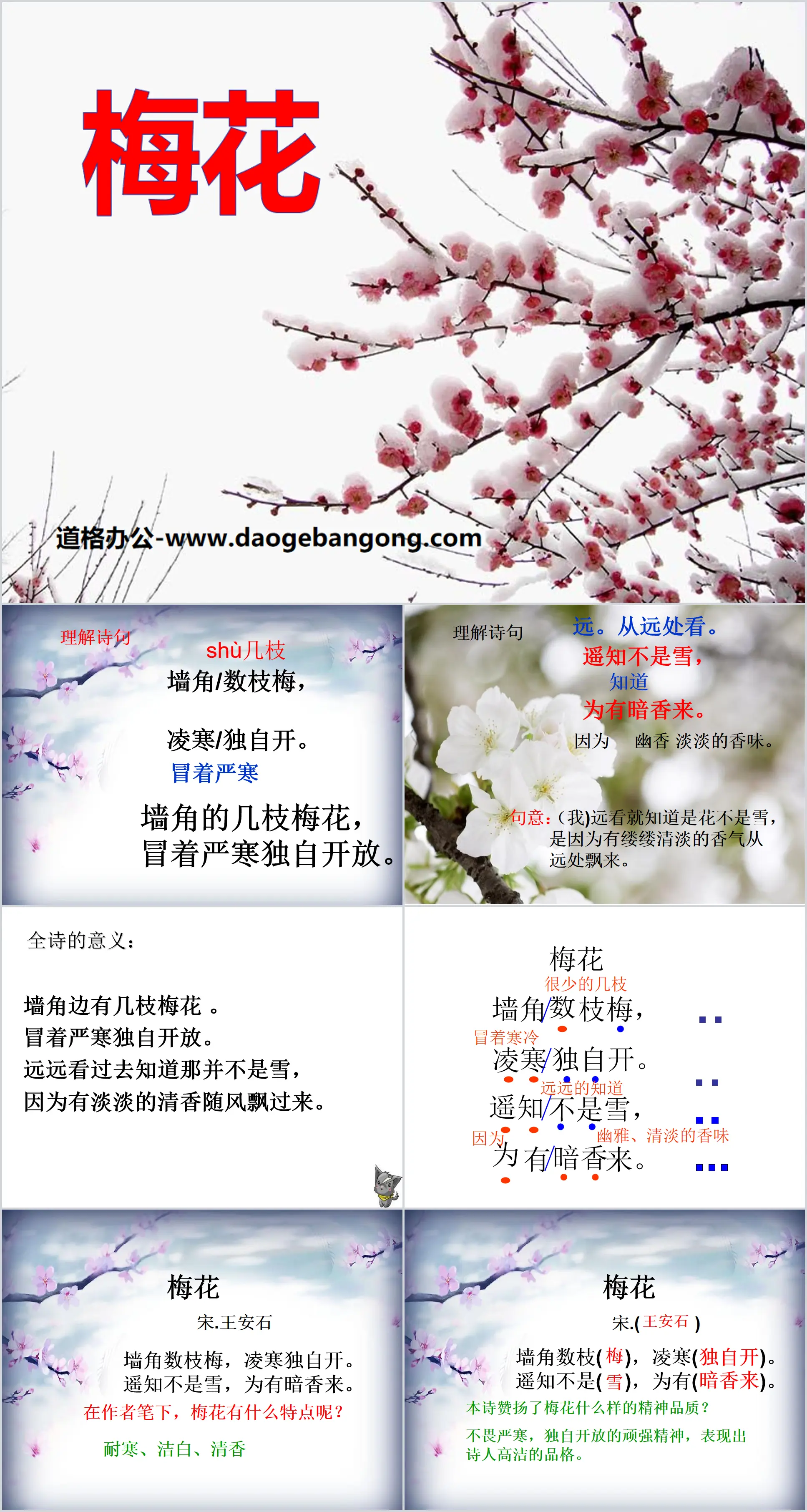 "Plum Blossom" PPT