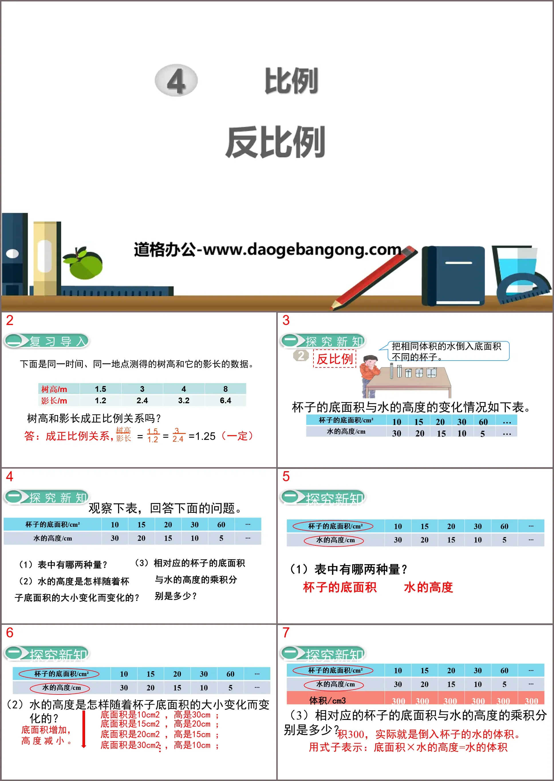 《反比例》比例PPT下载