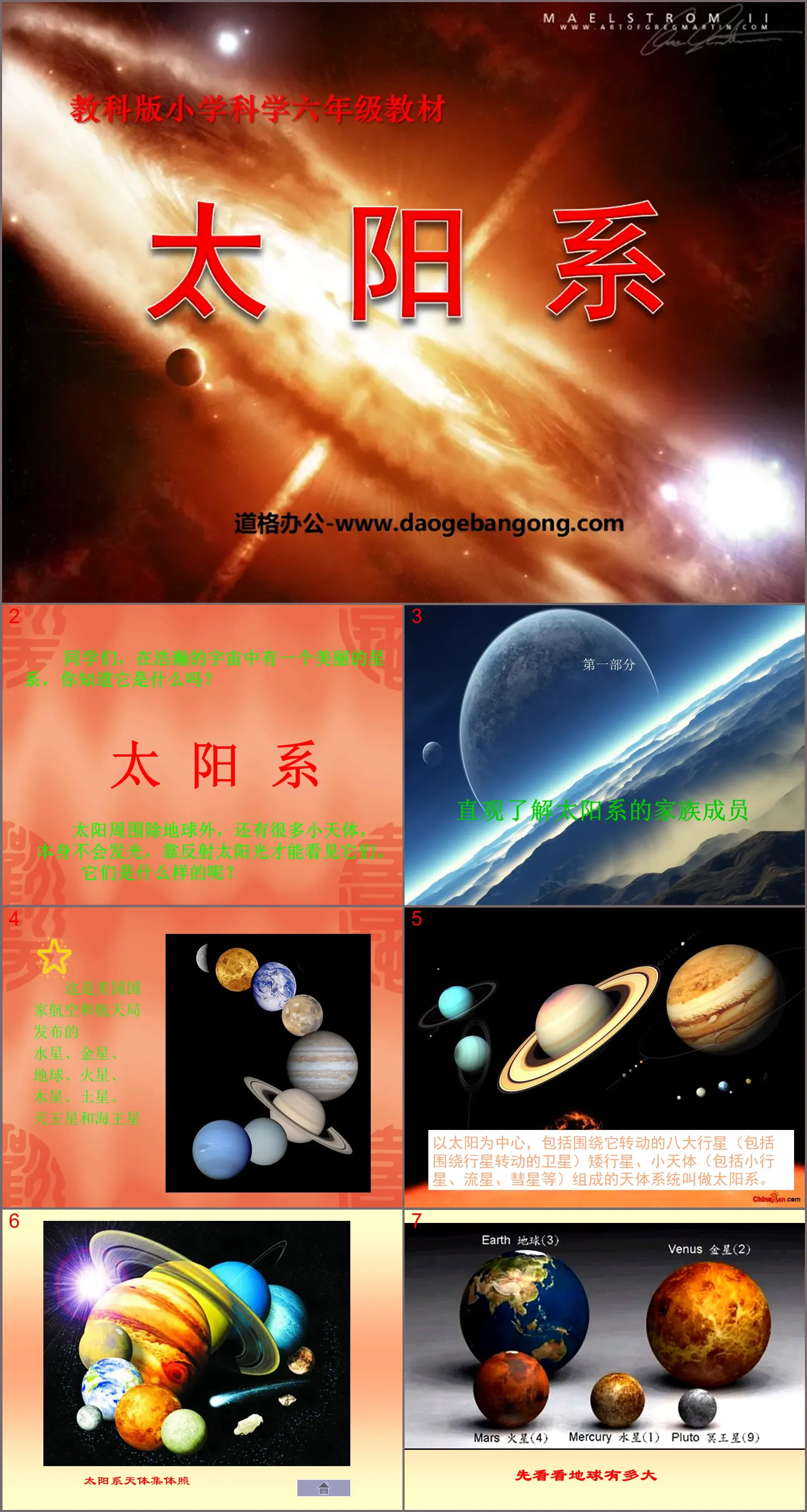 《太阳系》宇宙PPT课件