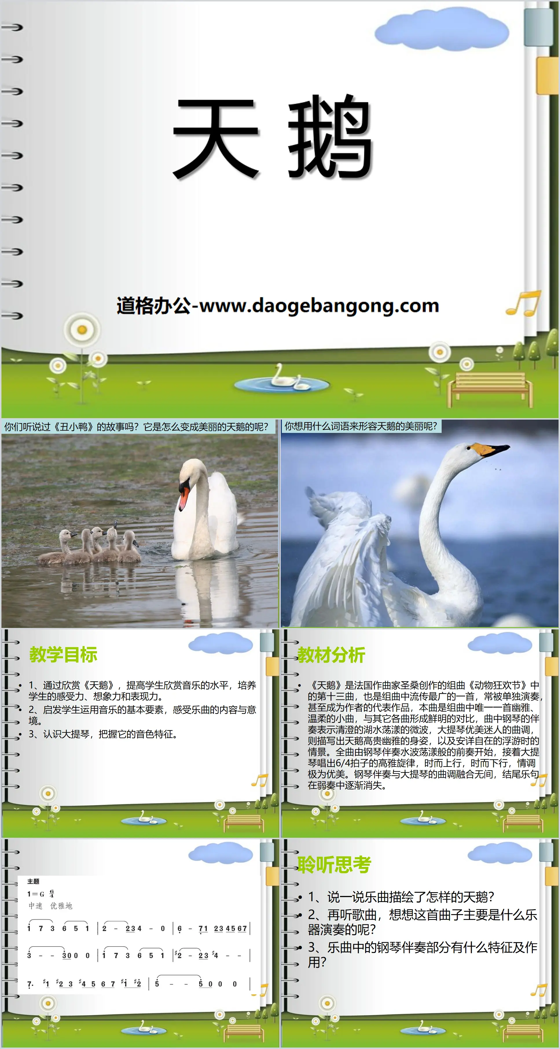 Cours PPT « Cygne » 3