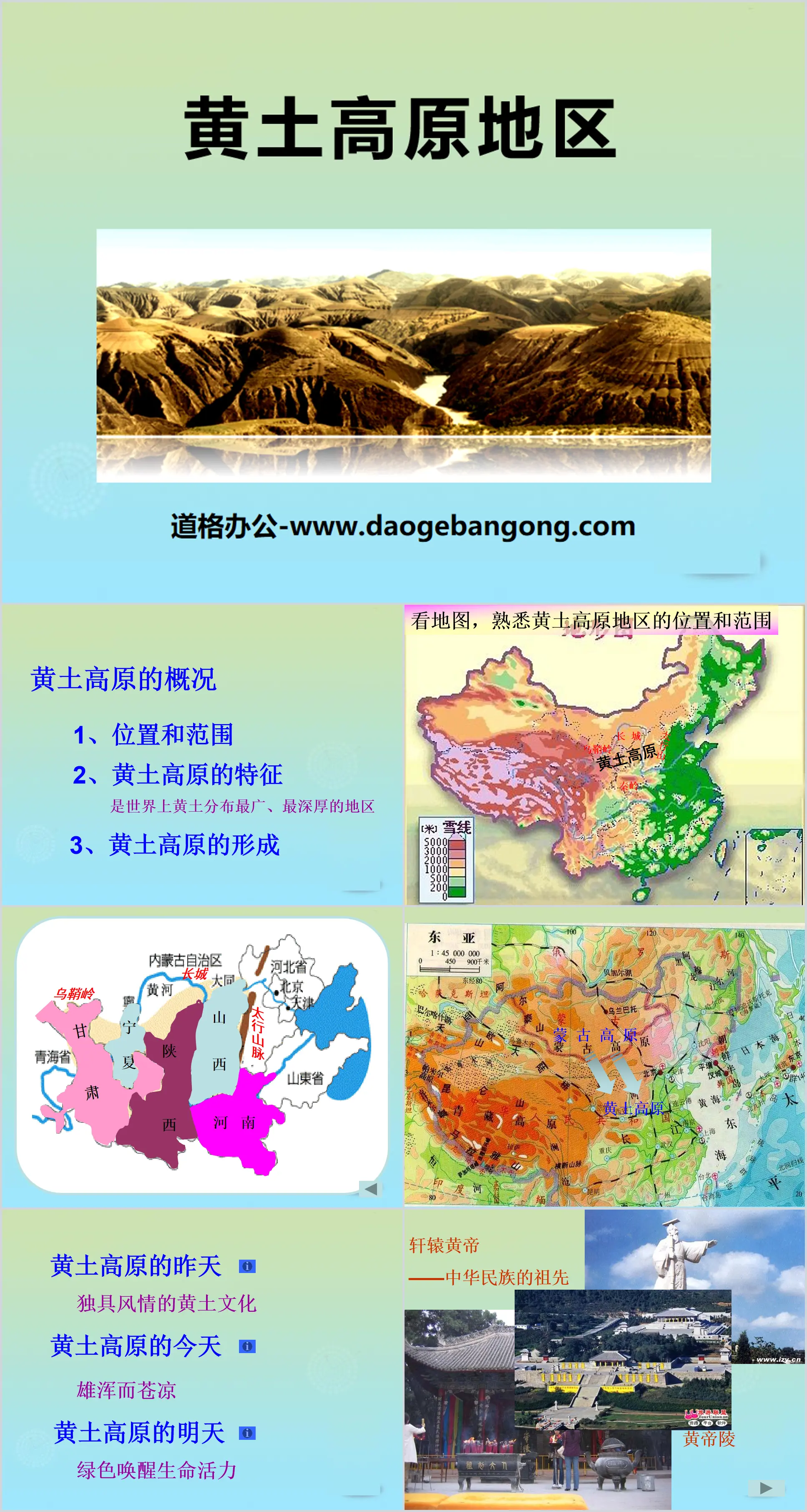 Didacticiel PPT « Région du Plateau de Loess »