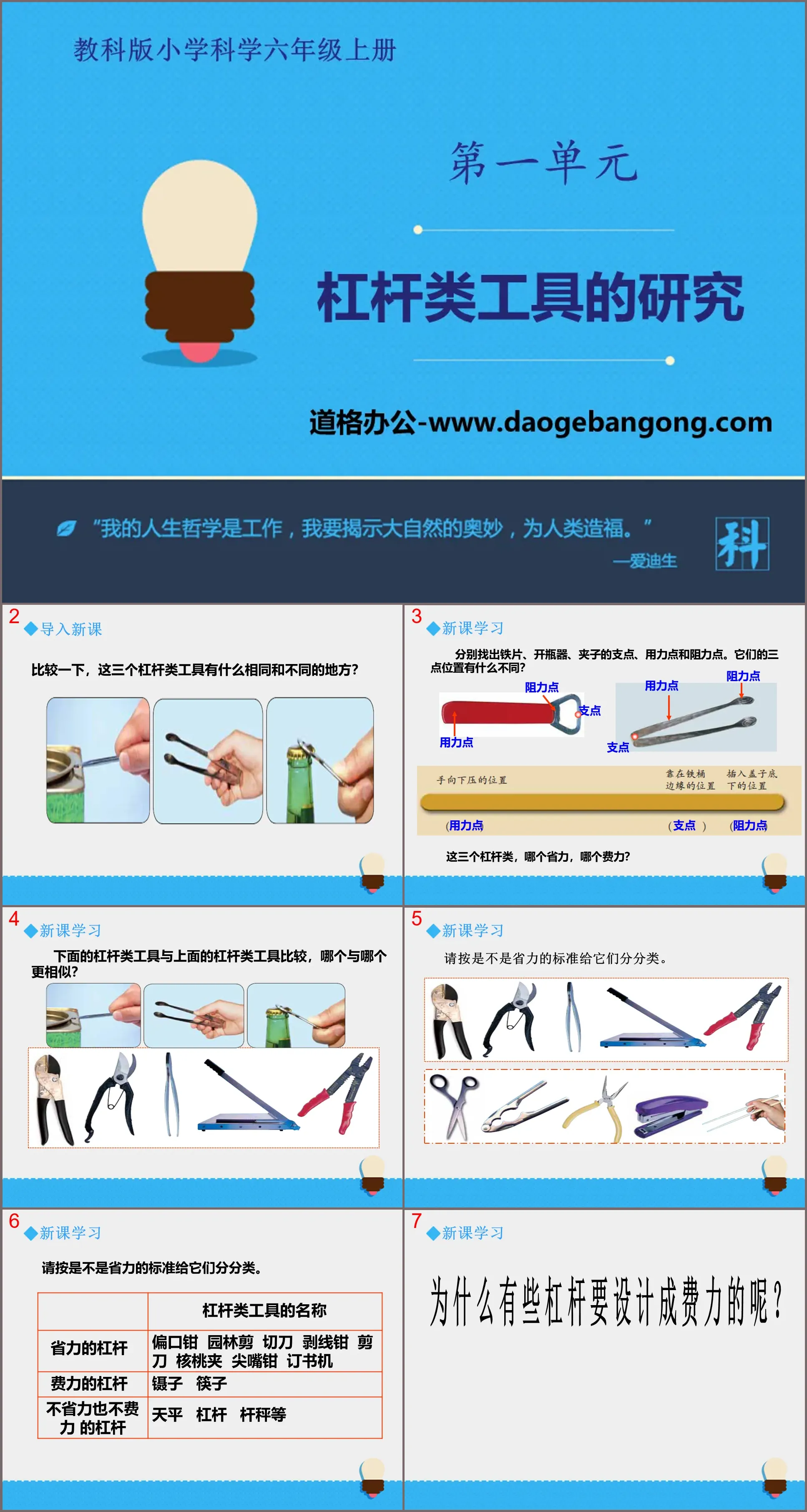 《槓桿類工具的研究》工具與機械PPT下載