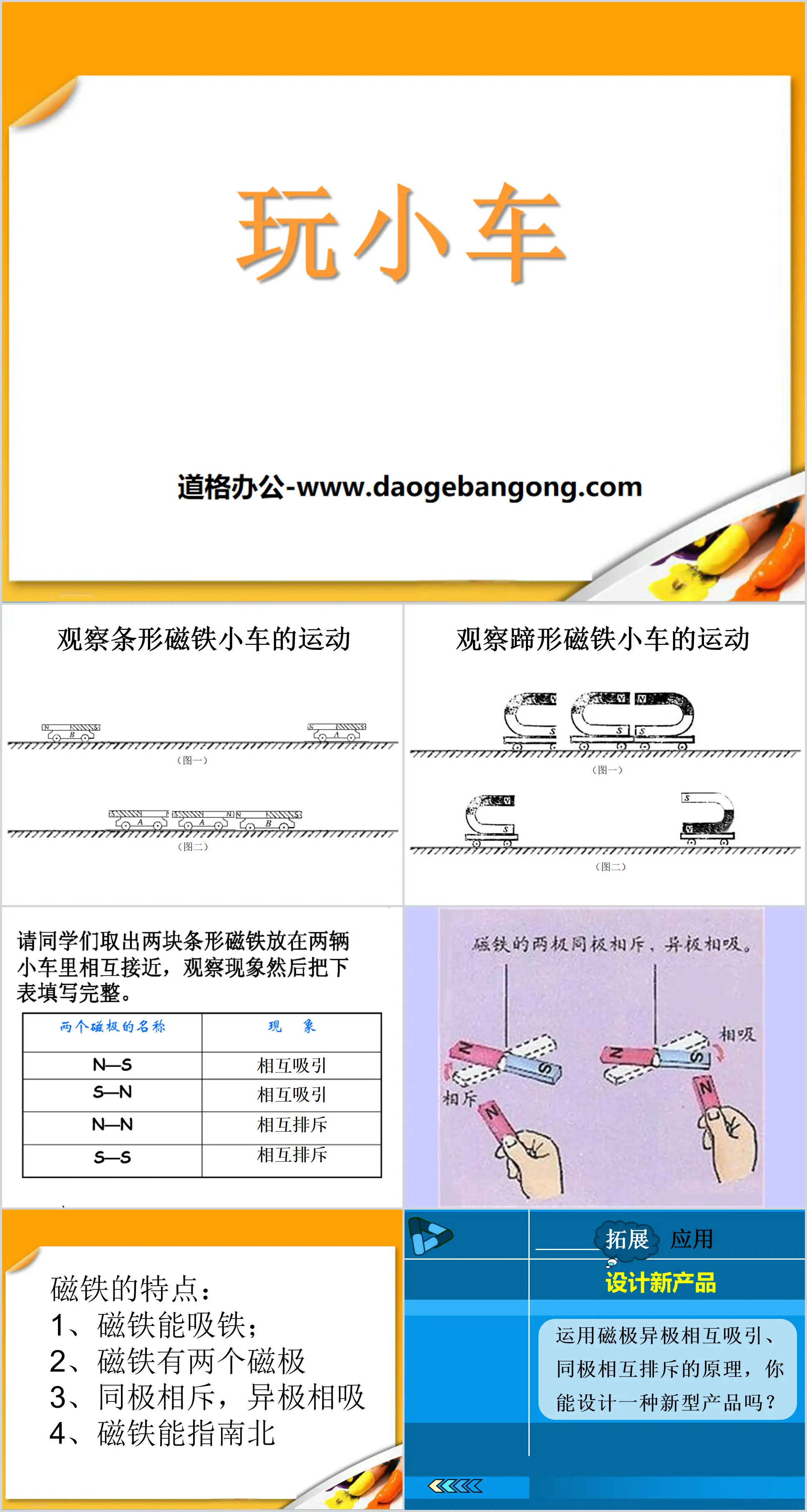 《玩小车》身边的玩具PPT课件
