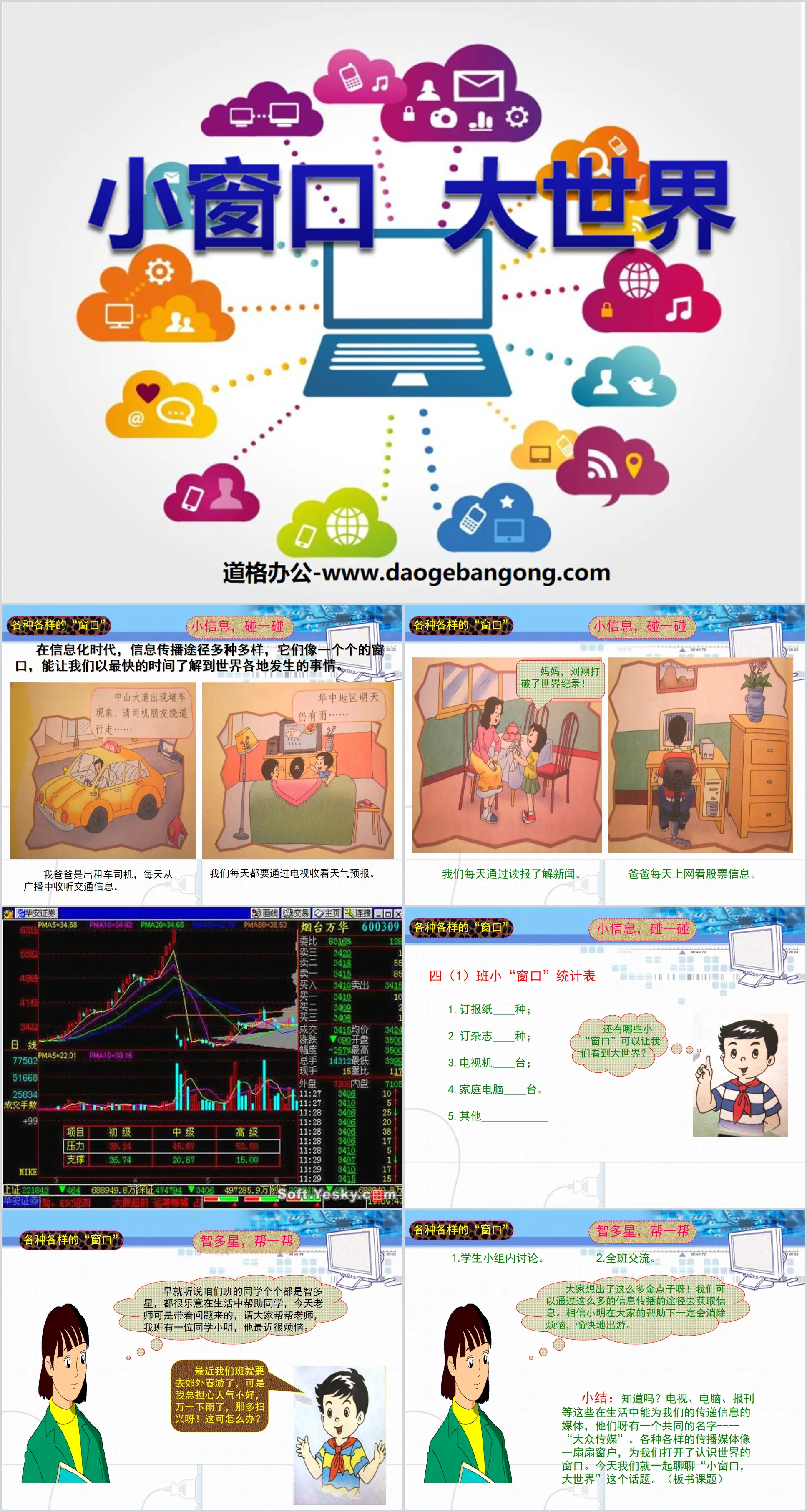 《小窗口大世界》通信與生活PPT課件3