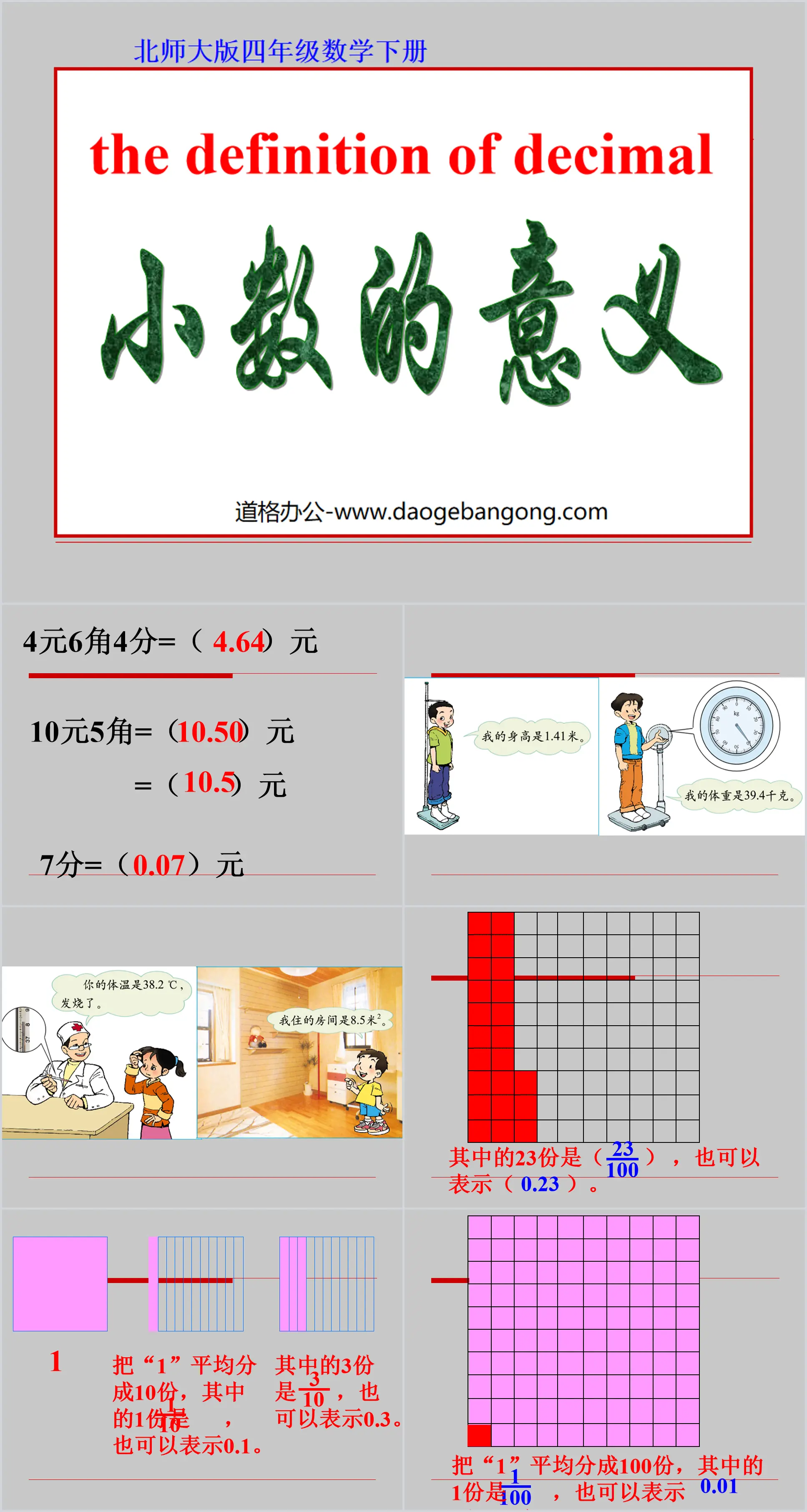 《小数的意义》小数的意义和加减法PPT课件2
