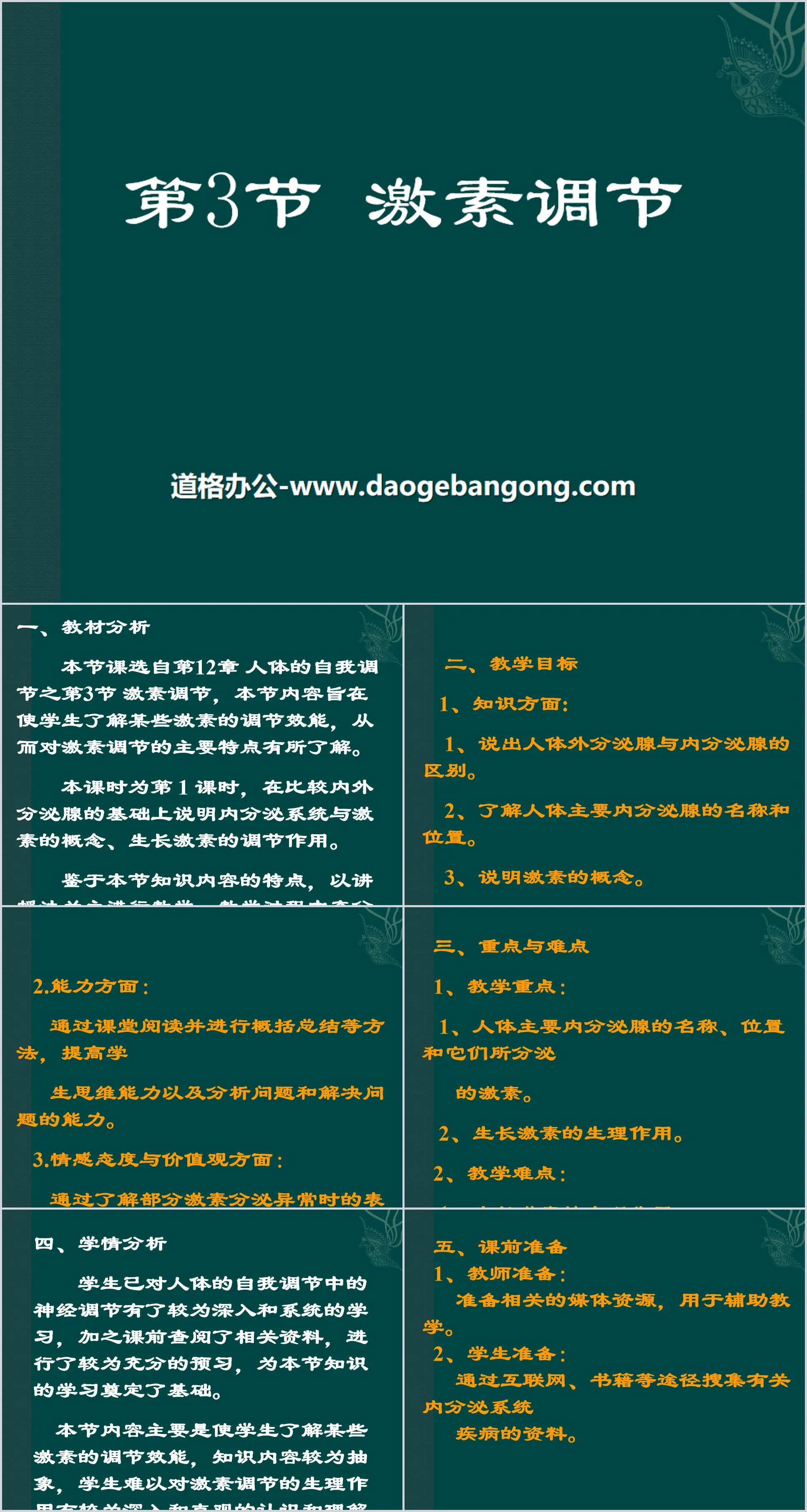 《激素调节》PPT课件
