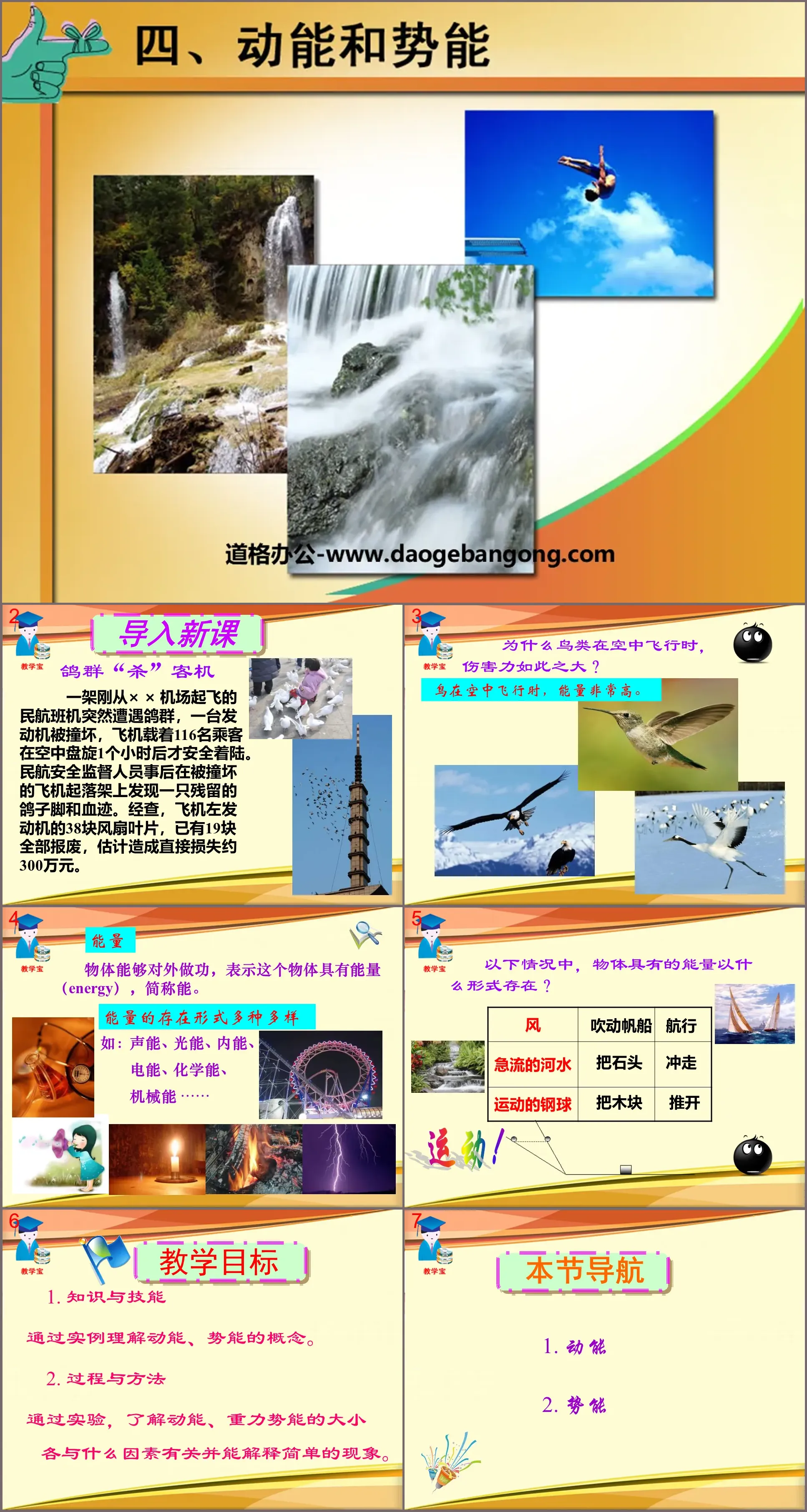 《動能與位能》功與機械能PPT課件5