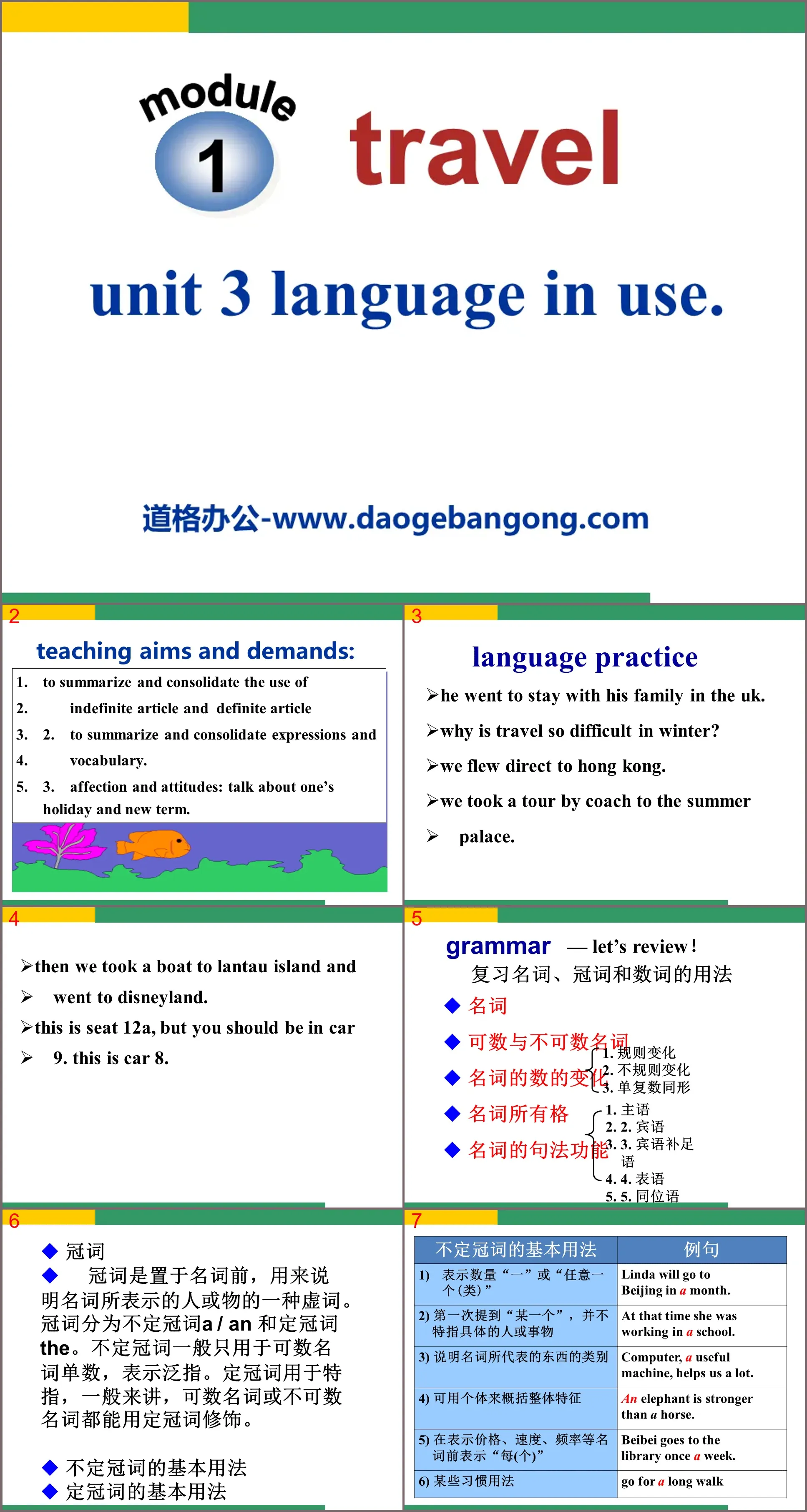 《Language in use》Travel PPT课件3