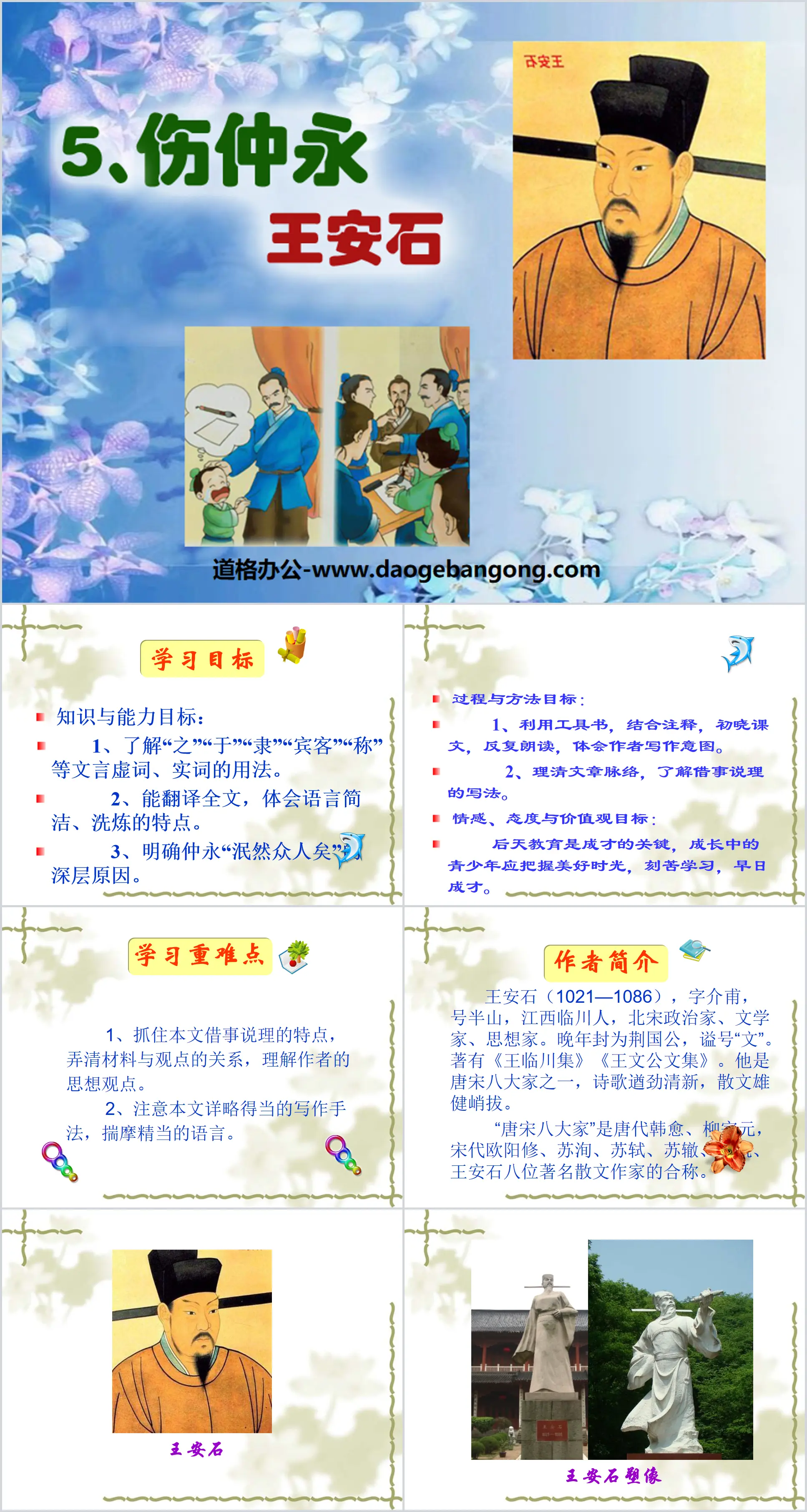 "Shang Zhongyong" PPT courseware 7