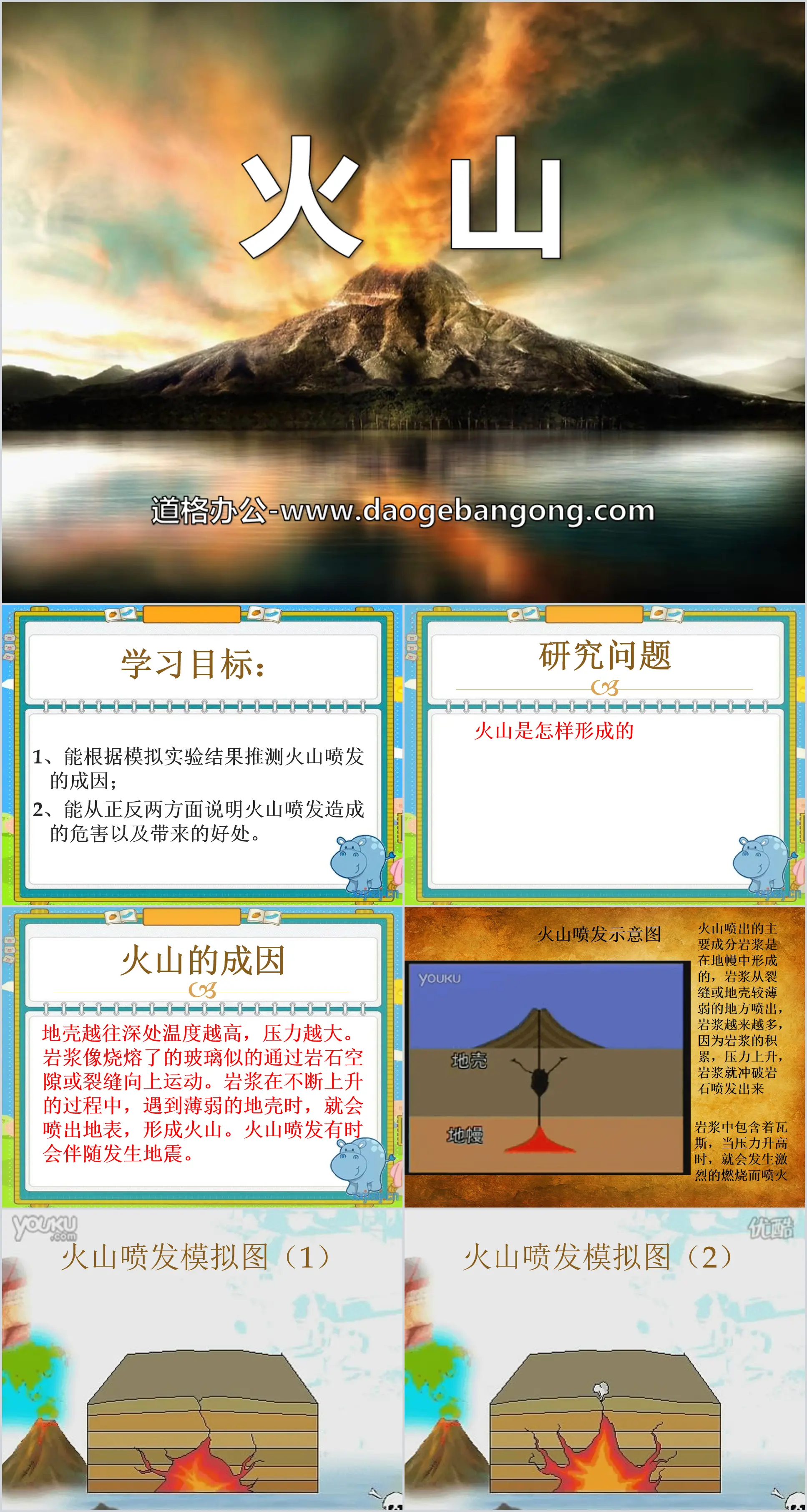 《火山》不平静的地球PPT课件3
