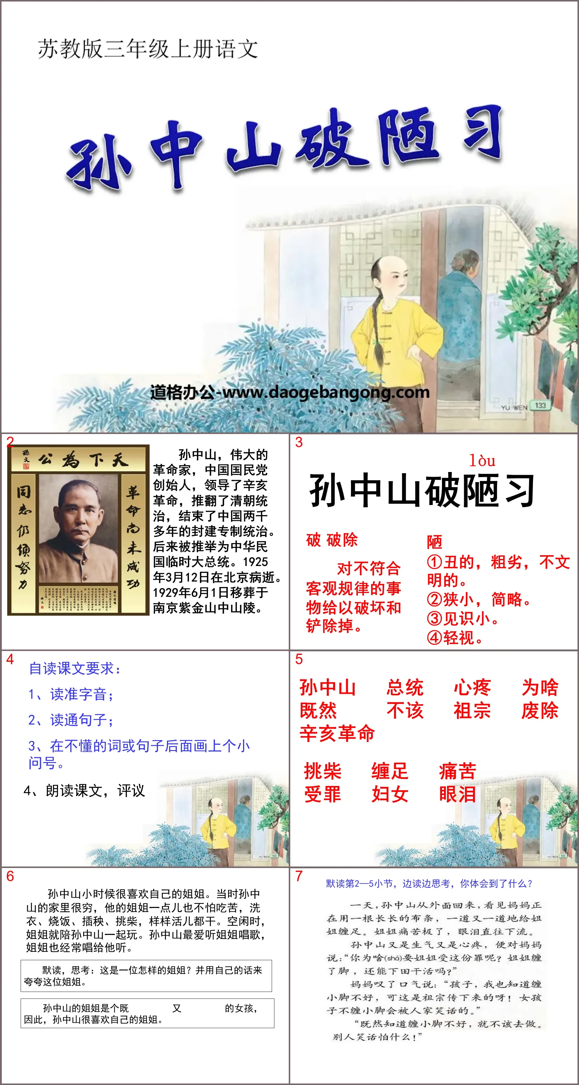 《孙中山破陋习》PPT课件7