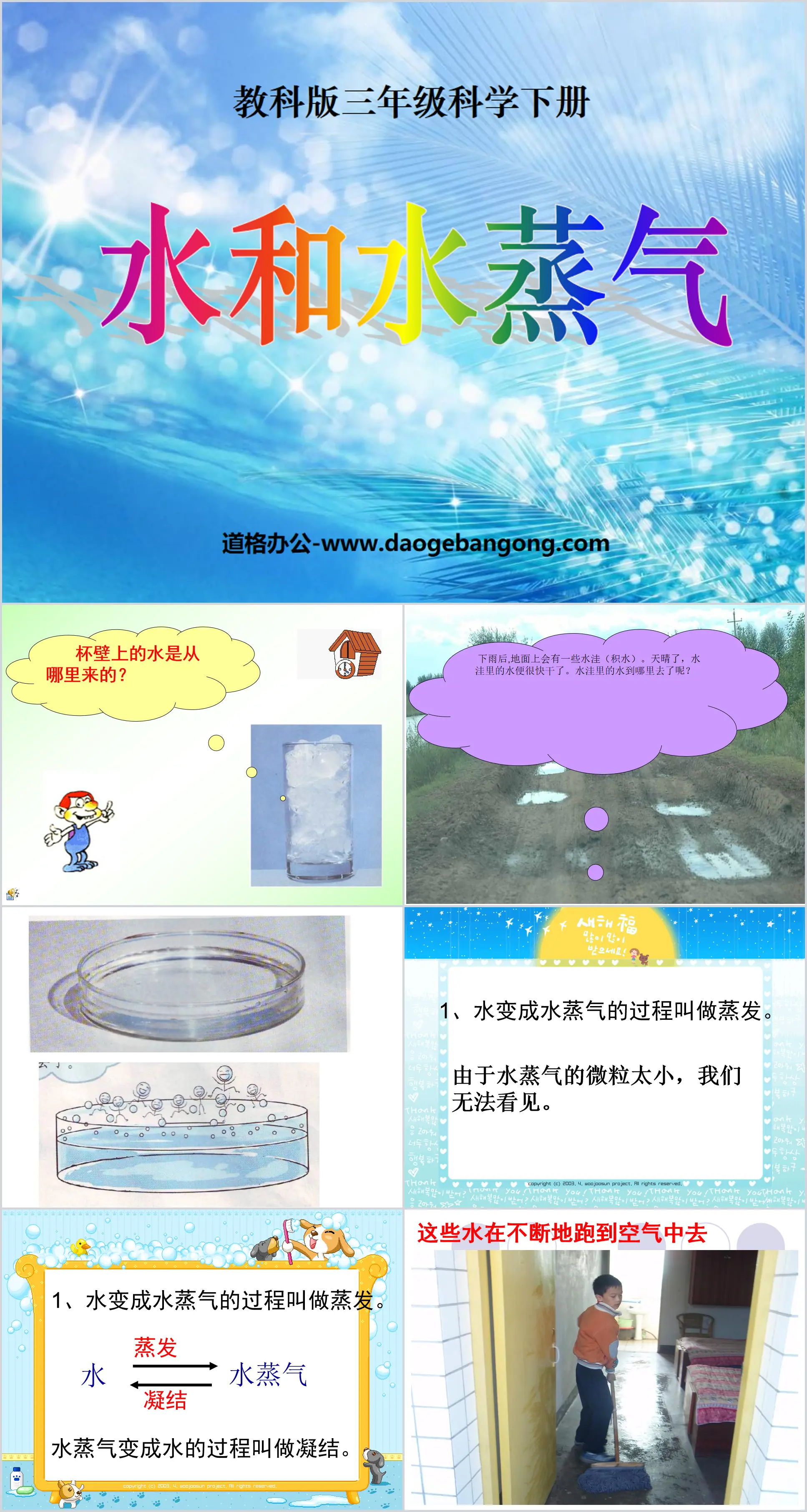 《水和水蒸氣》溫度和水的變化PPT課程3