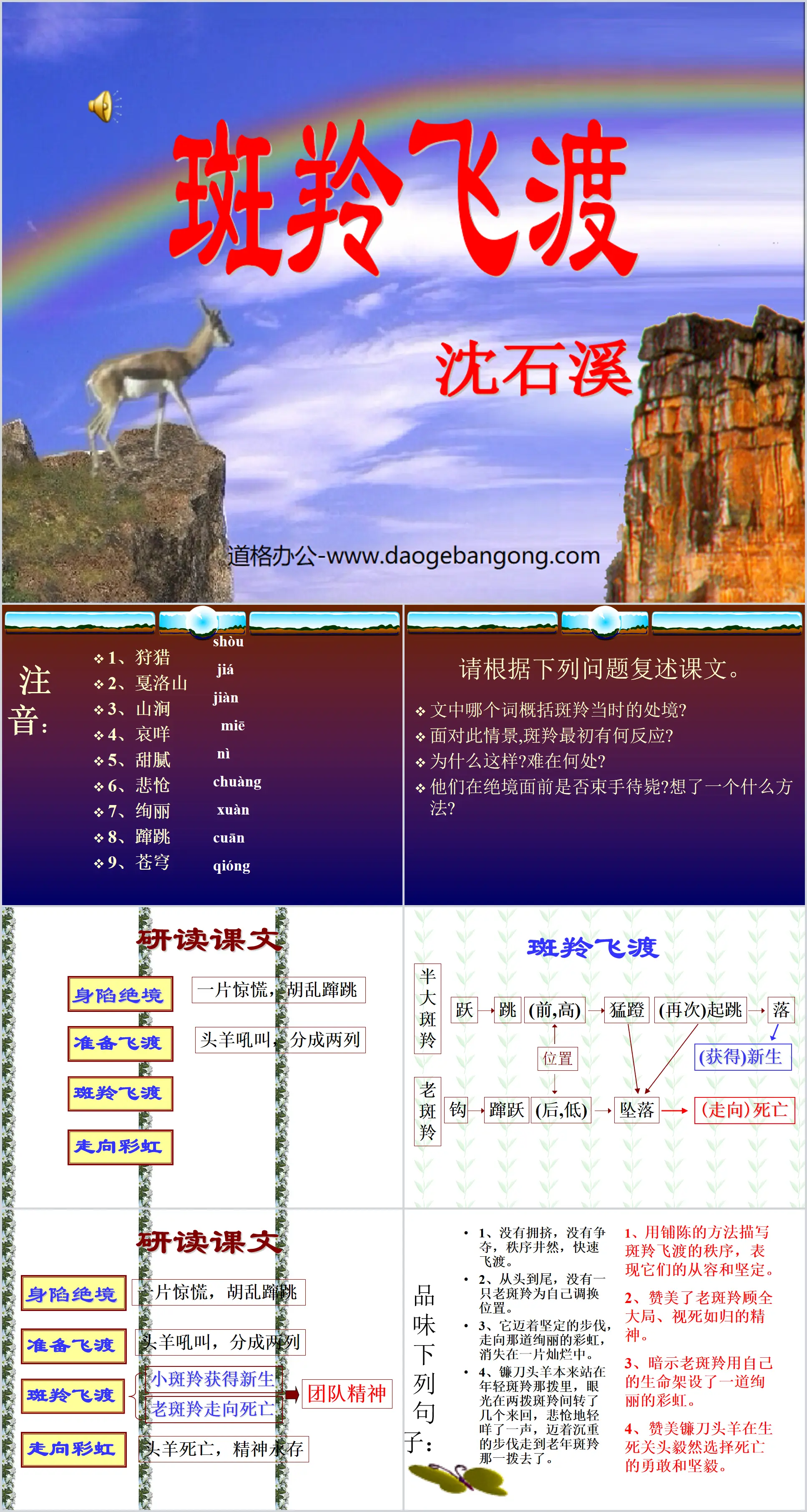 Cours PPT « Goral survolant » 6