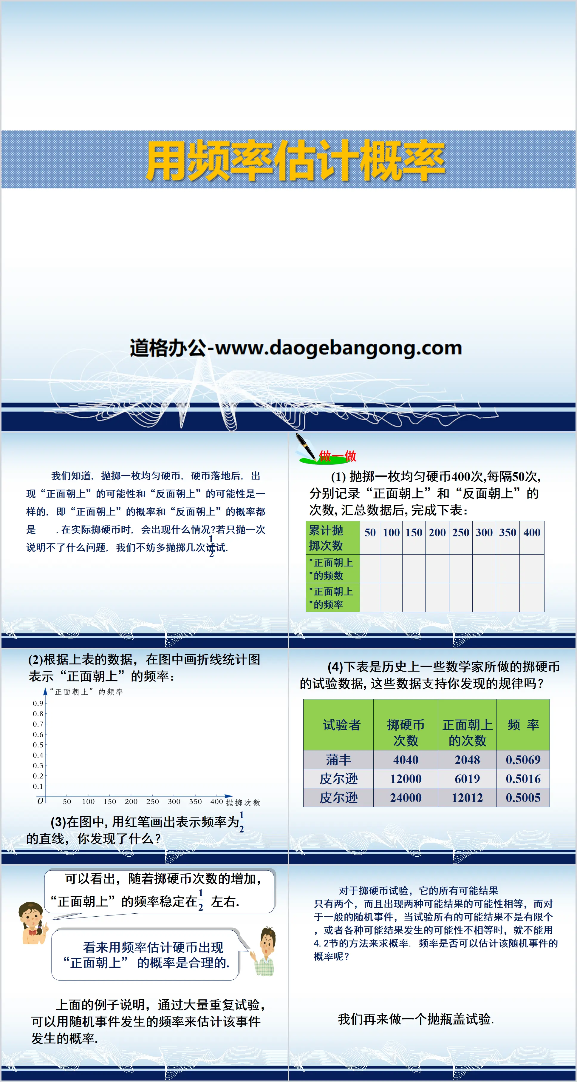 《用频率估计概率》PPT课件
